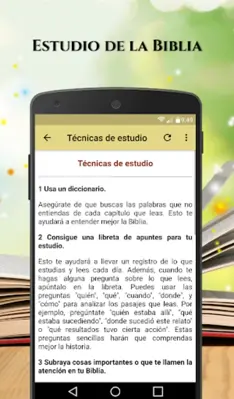 Estudio de la Biblia android App screenshot 0