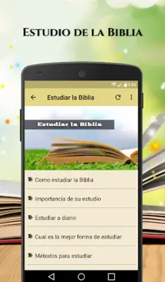 Estudio de la Biblia android App screenshot 1